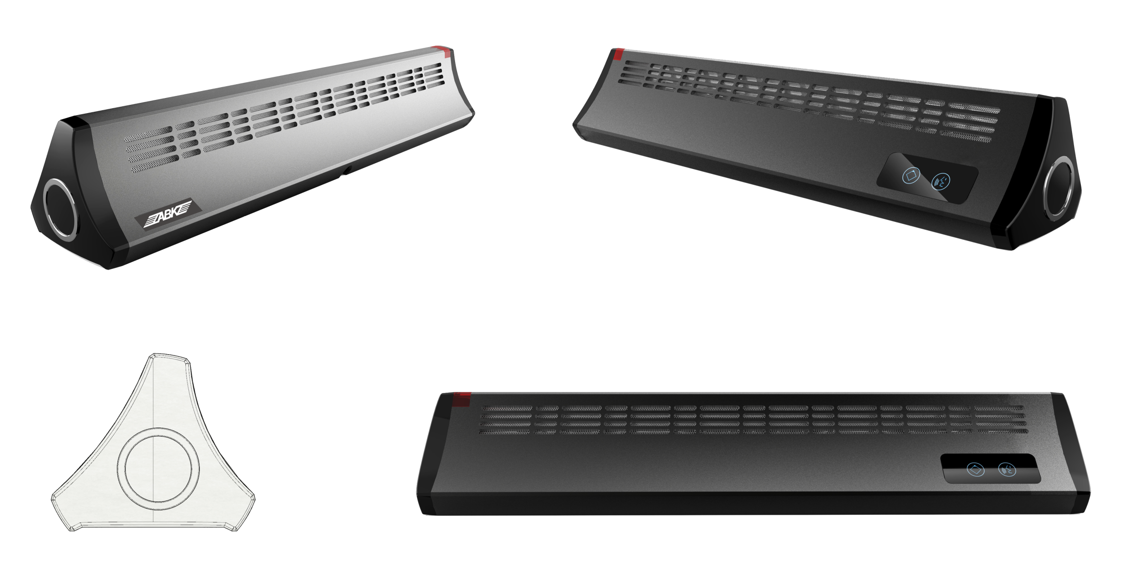 Ab8325、Ab8326桌面陣列式發(fā)言主席單元、代表單元